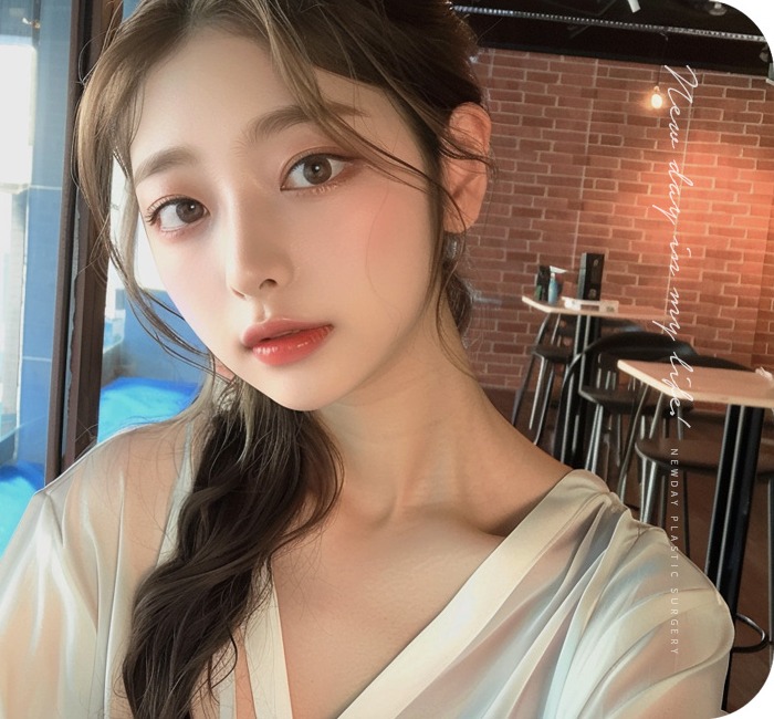 비절개 자연유착 후 자연스러운 눈매