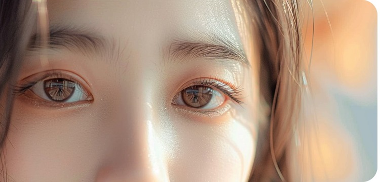 다른 눈성형과 병행한 또렷한 눈매