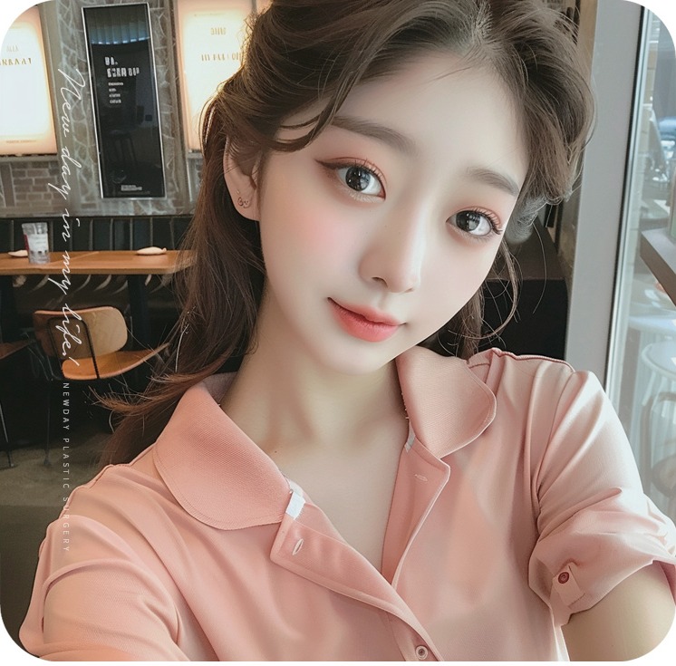 겹주름 교정 상담 모습