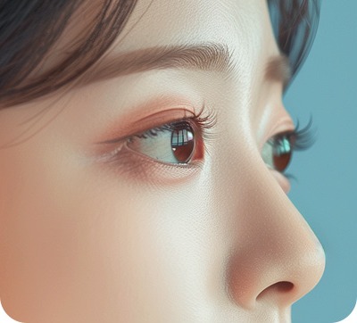 애교살을 살린 눈밑 라인