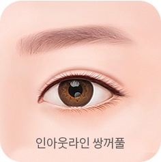 인아웃라인 쌍꺼풀