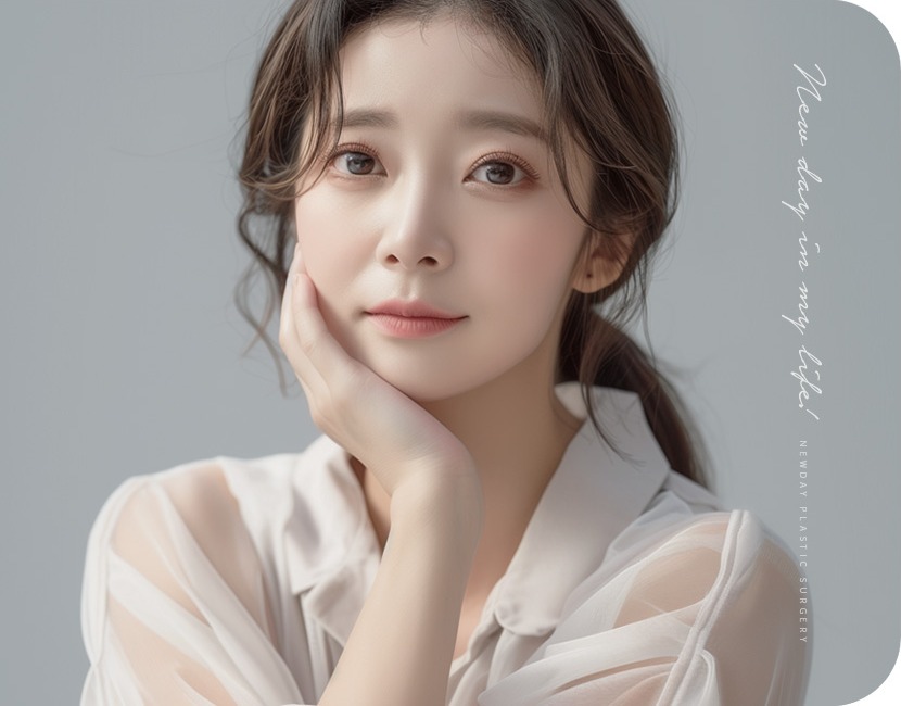 반썹거상술 후 대칭을 이루는 눈썹과 균형 있는 얼굴