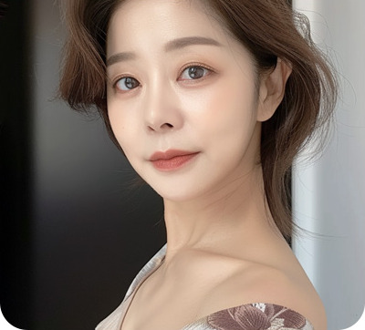 자연스러운 동안 눈매