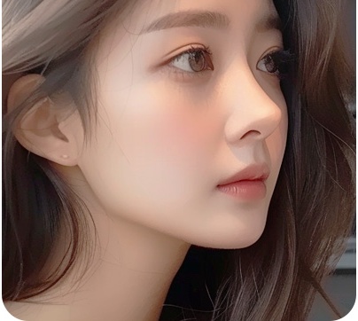 코끝과 코라인의 자연스러운 조화