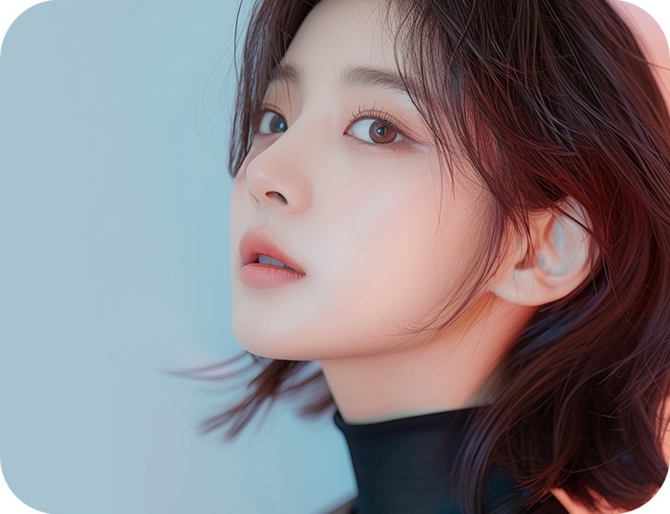 낮은코 개선 후 오똑한 코라인